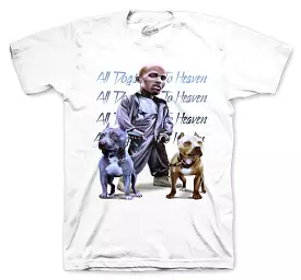 700 Blue Tint Shirt - All Dogs - White