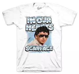 700 Blue Tint Shirt - in Our Hearts - White