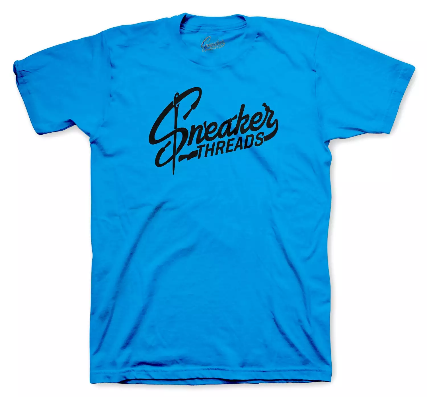 700 Bright Cyan Shirt - ST Logo - Cyan