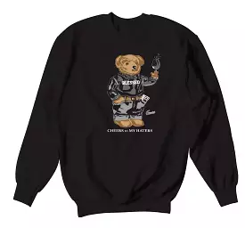 700 Clay Brown Sweater - Cheers Bear - Black