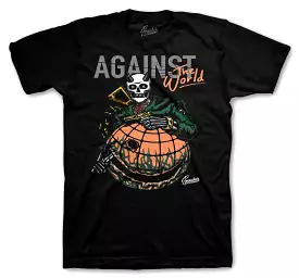 700 Wash Orange Shirt - Against The World - Black