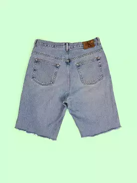 90's CK Jeans Cut-off Shorts ~ W 34