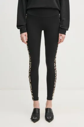 adidas Originals leggings Leopard Legging women's black color with an application IW8471