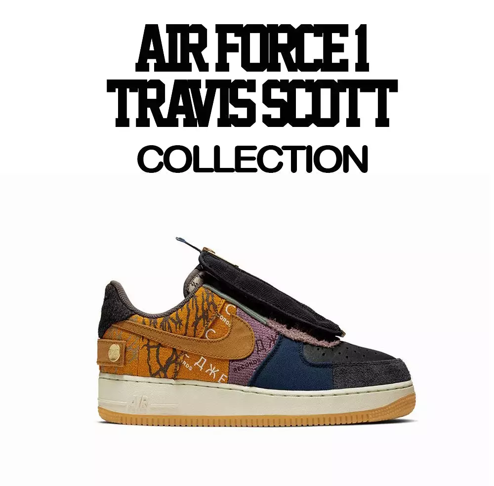 Air Force 1 Travis Scott Shirt - Move In Silence - Natural