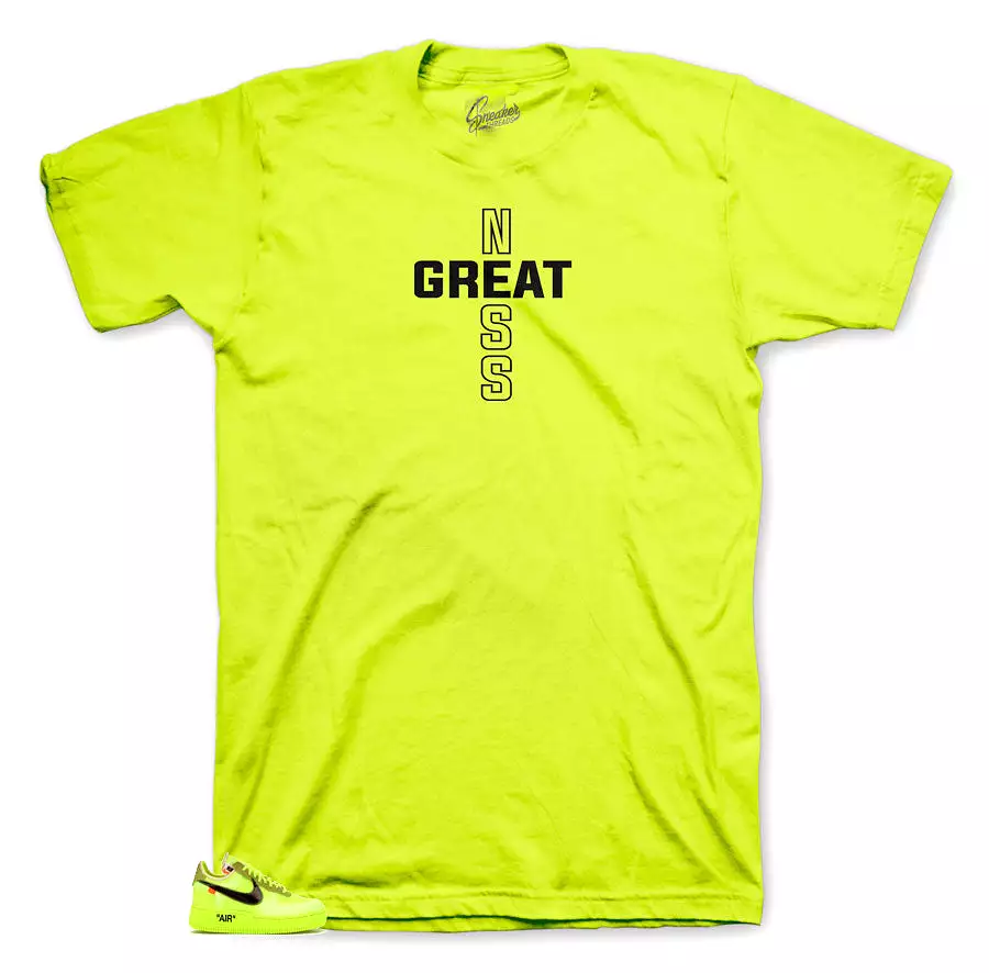 Air Force 1 Volt The Ten Shirt - Greatness Cross - Volt