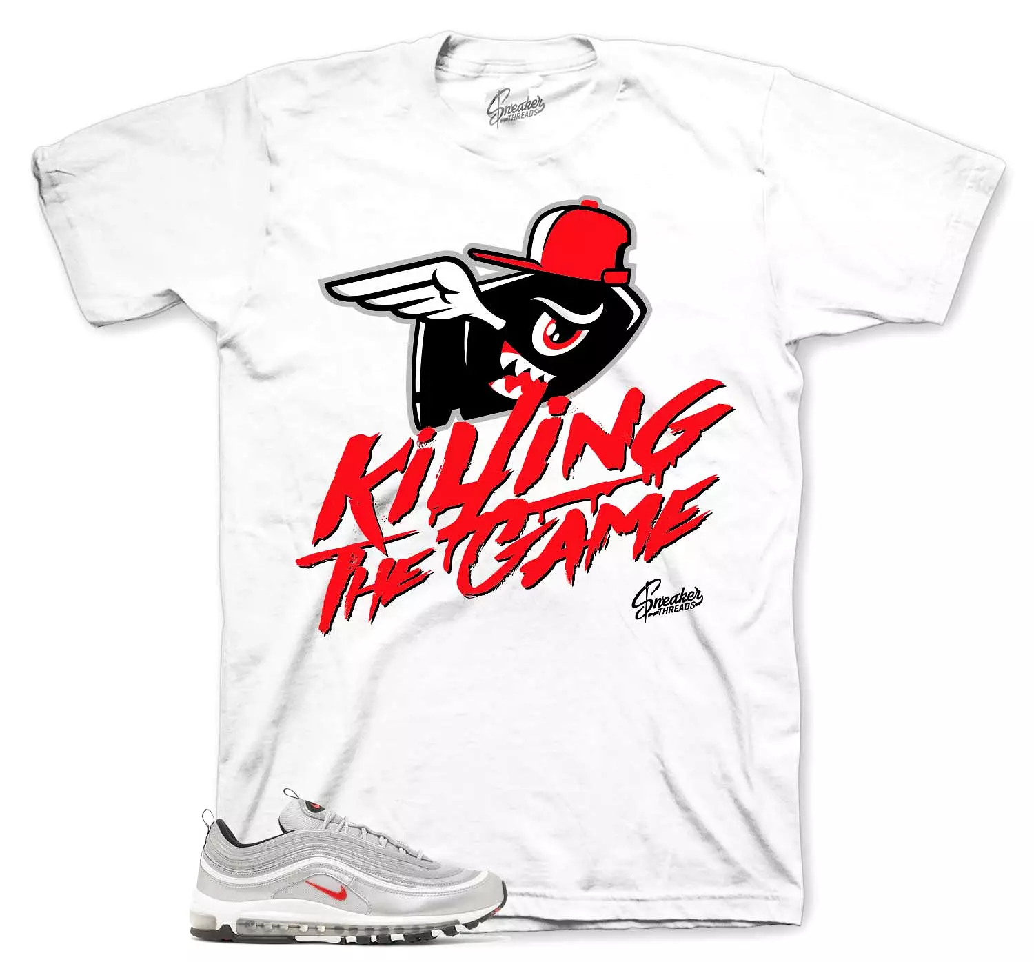 Air Max 97 Silver Bullet Shirt - Killing the Game - White