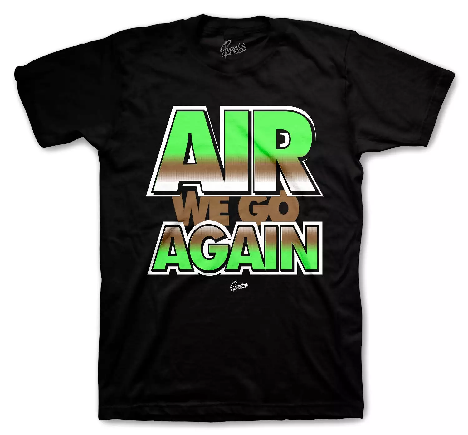 Air Max Green Camo Shirt - Air We Go - Black