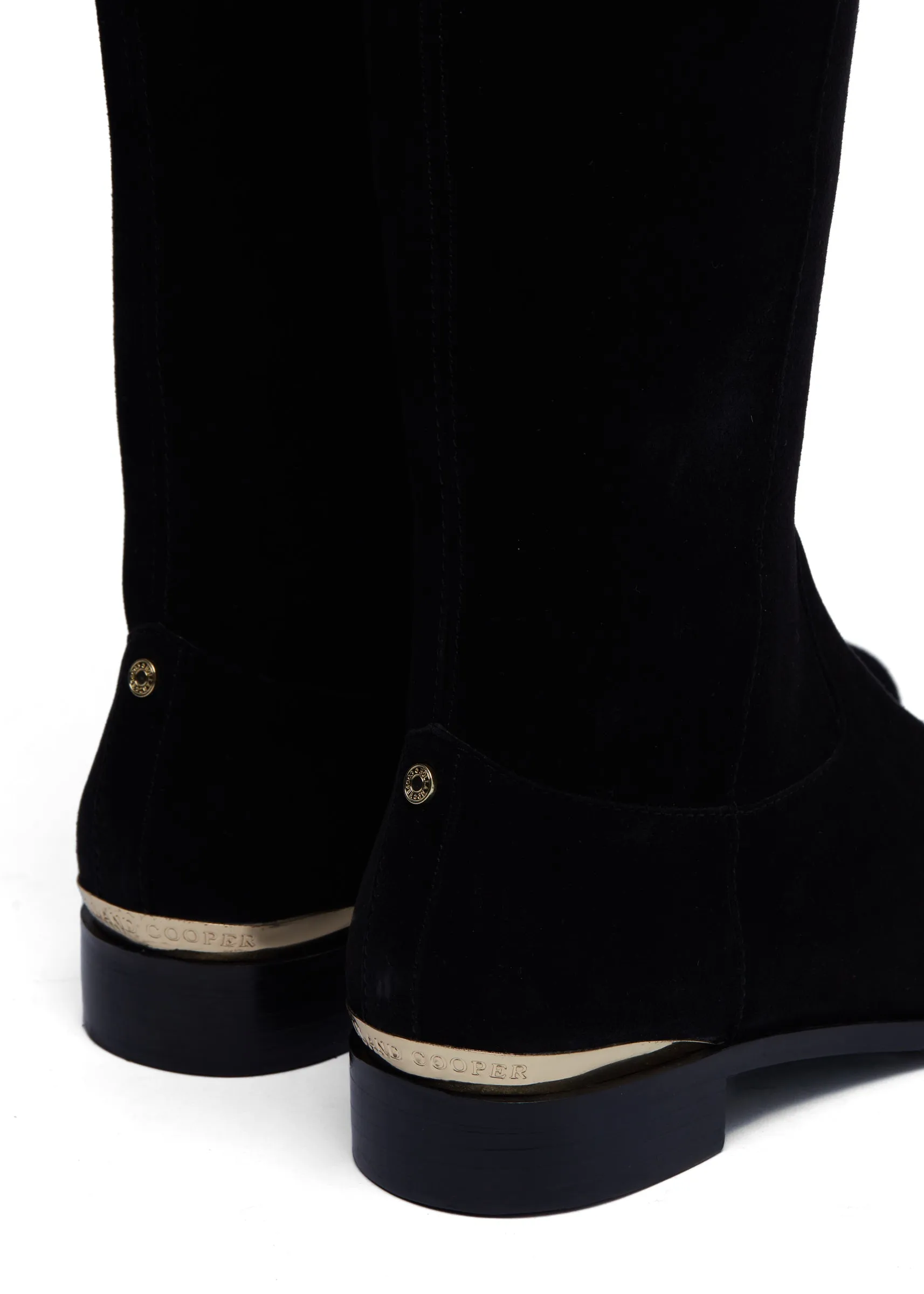 Albany Knee Boot (Black Suede)