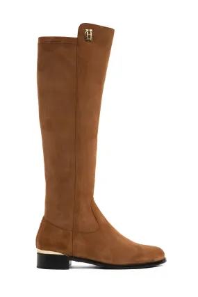 Albany Knee Boot (Tan Suede)