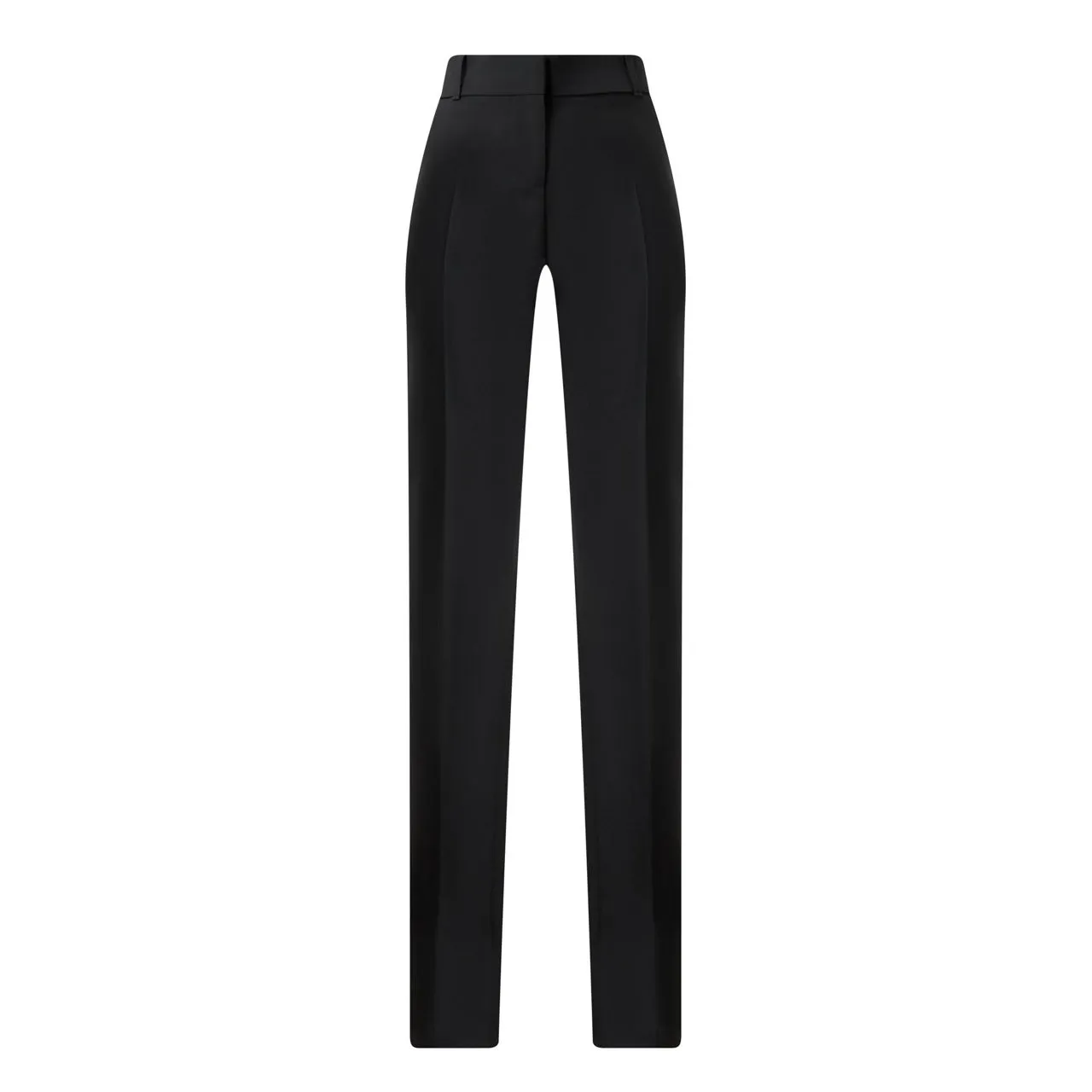 ALEXANDER MCQUEEN High-Rise Bootcut Trousers - Black