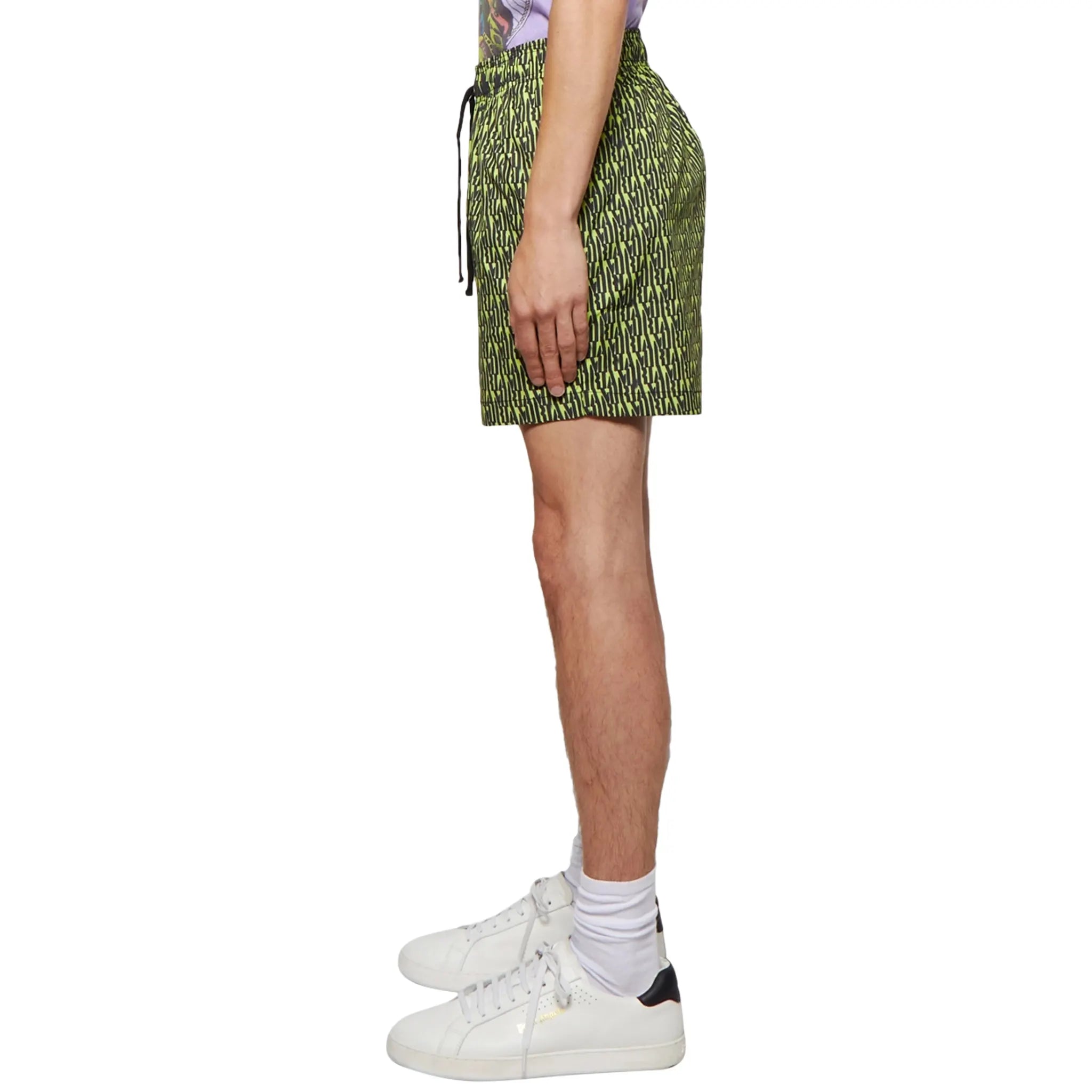 Amiri All Over Green Swim Shorts