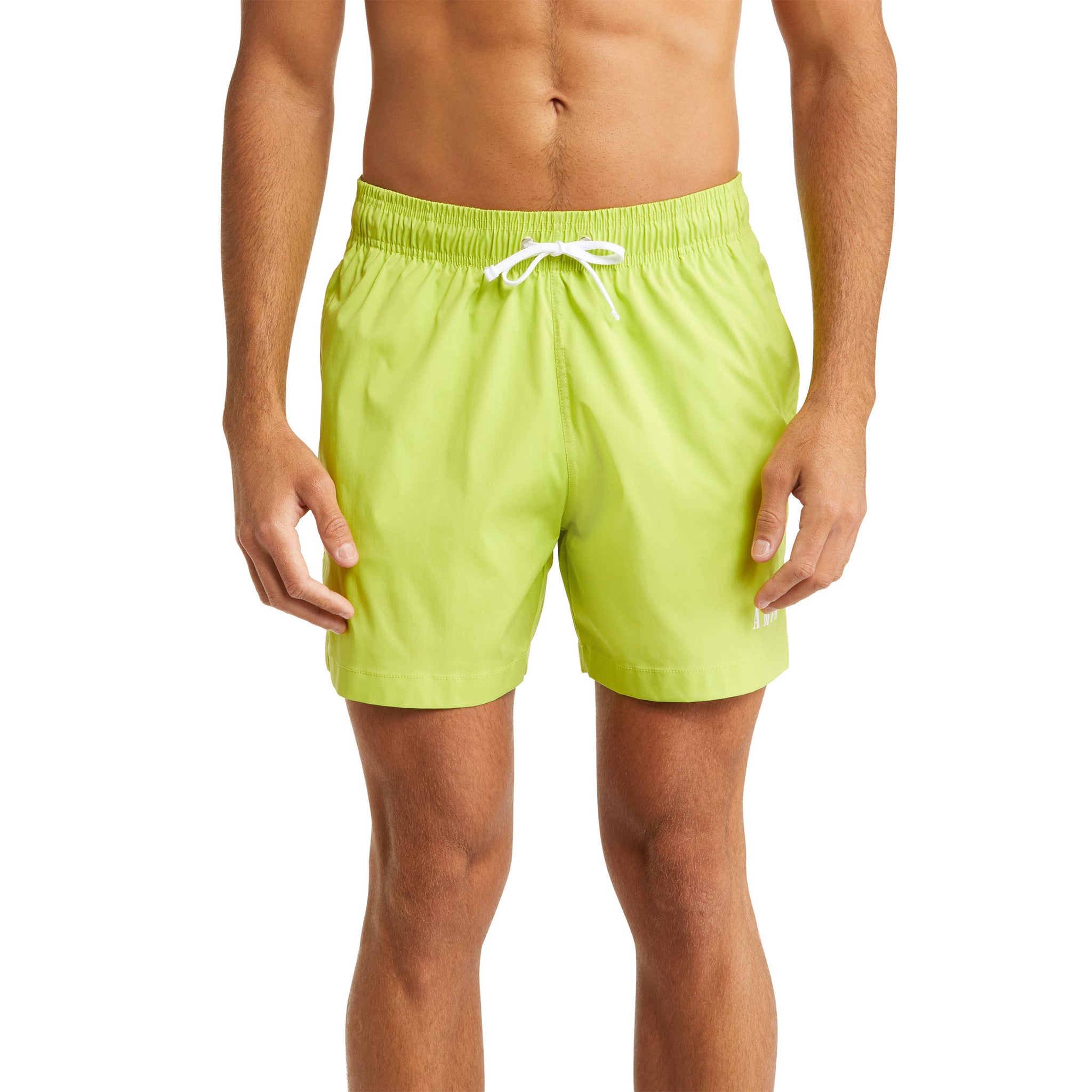 Amiri Core Logo Swim Shorts Lime