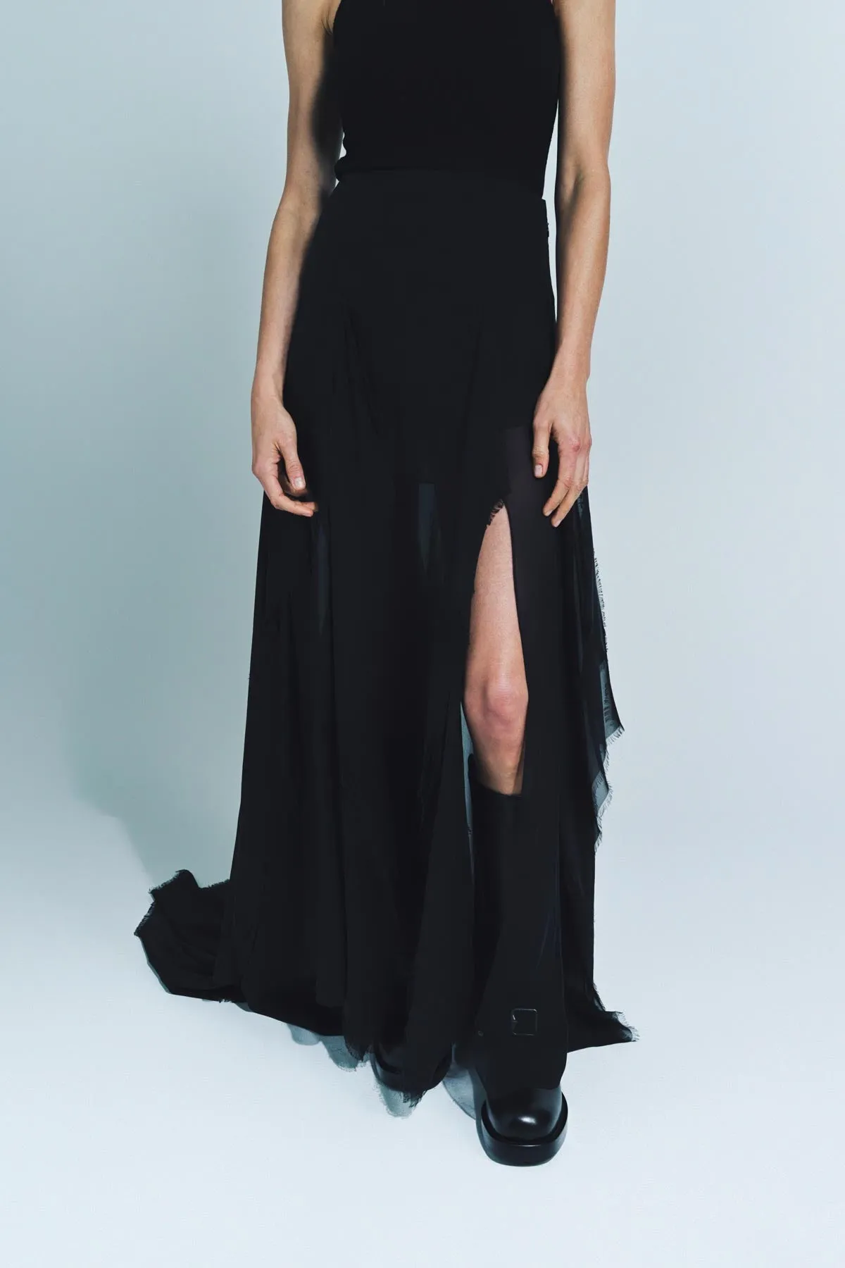 ANN DEMEULEMEESTER | SAGA X-LONG SKIRT