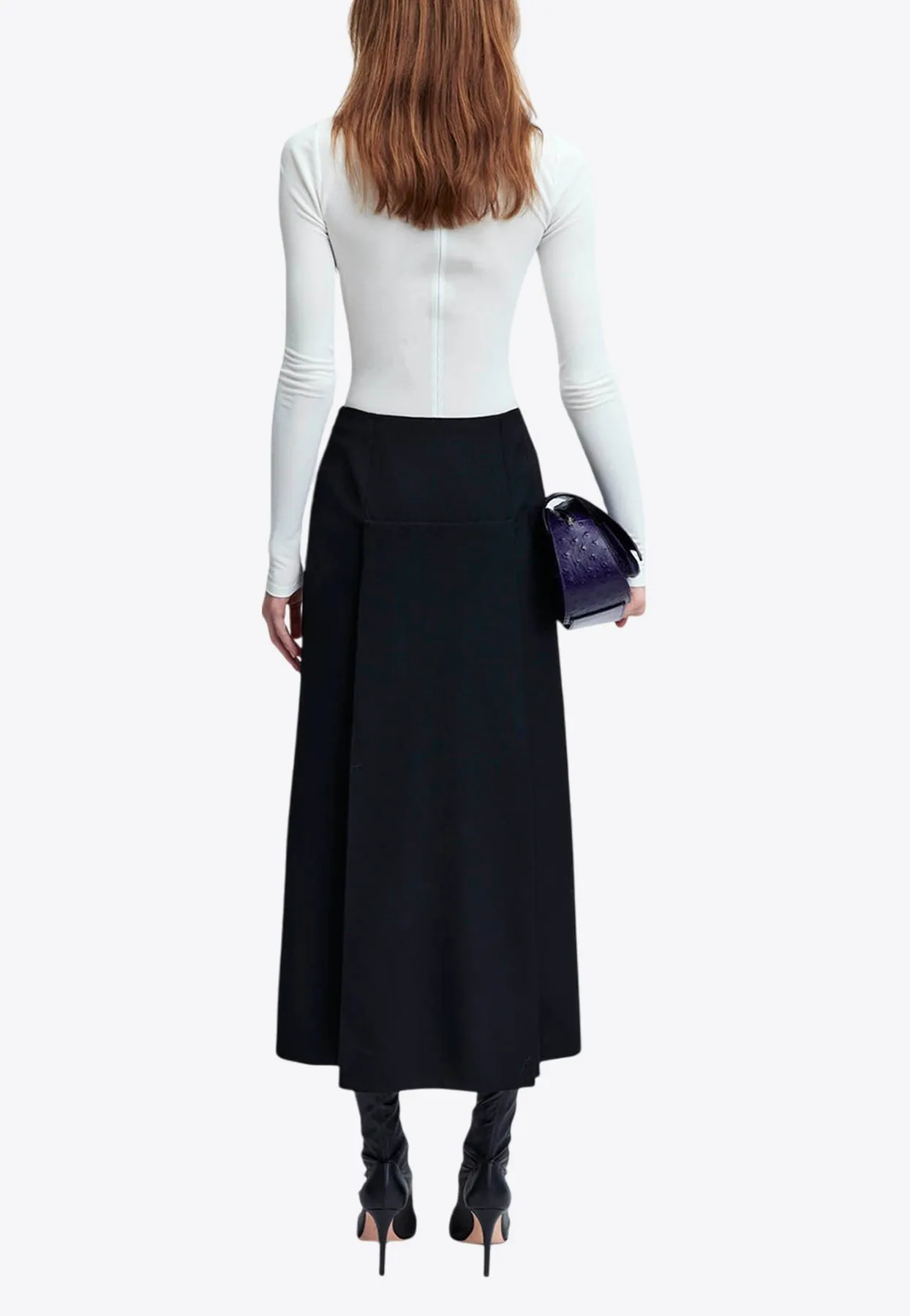 Arne Tailored Midi Skirt