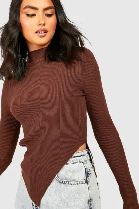 Asymmetric Hem Sweater