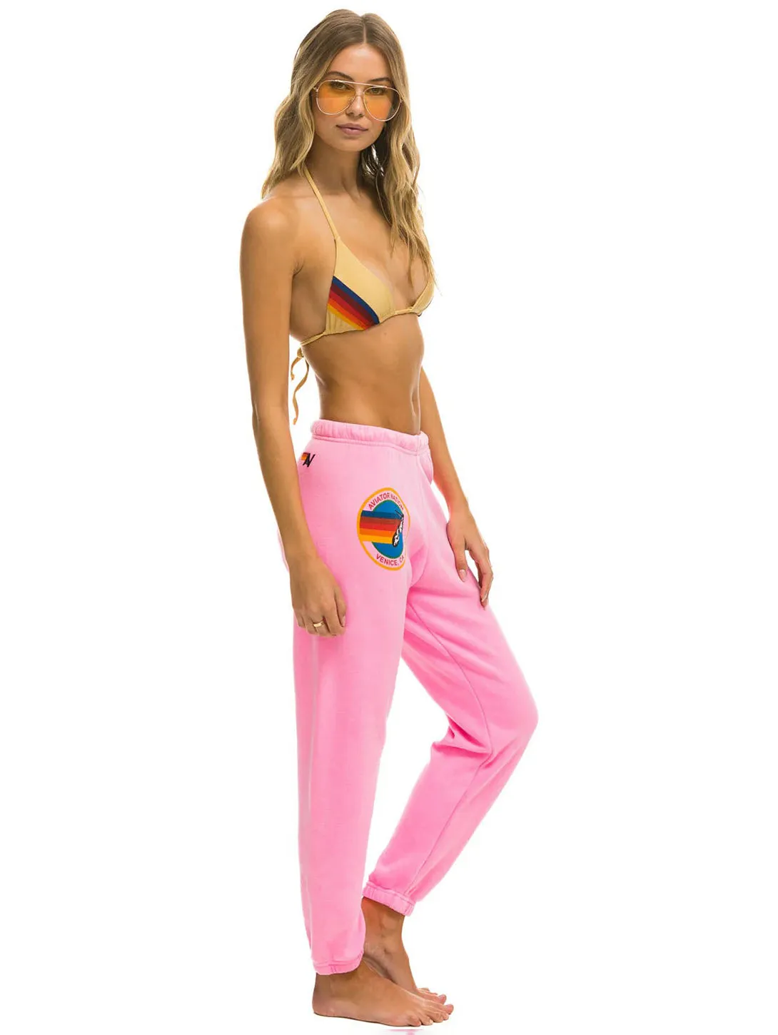 Aviator Nation Sweatpant - Neon Pink