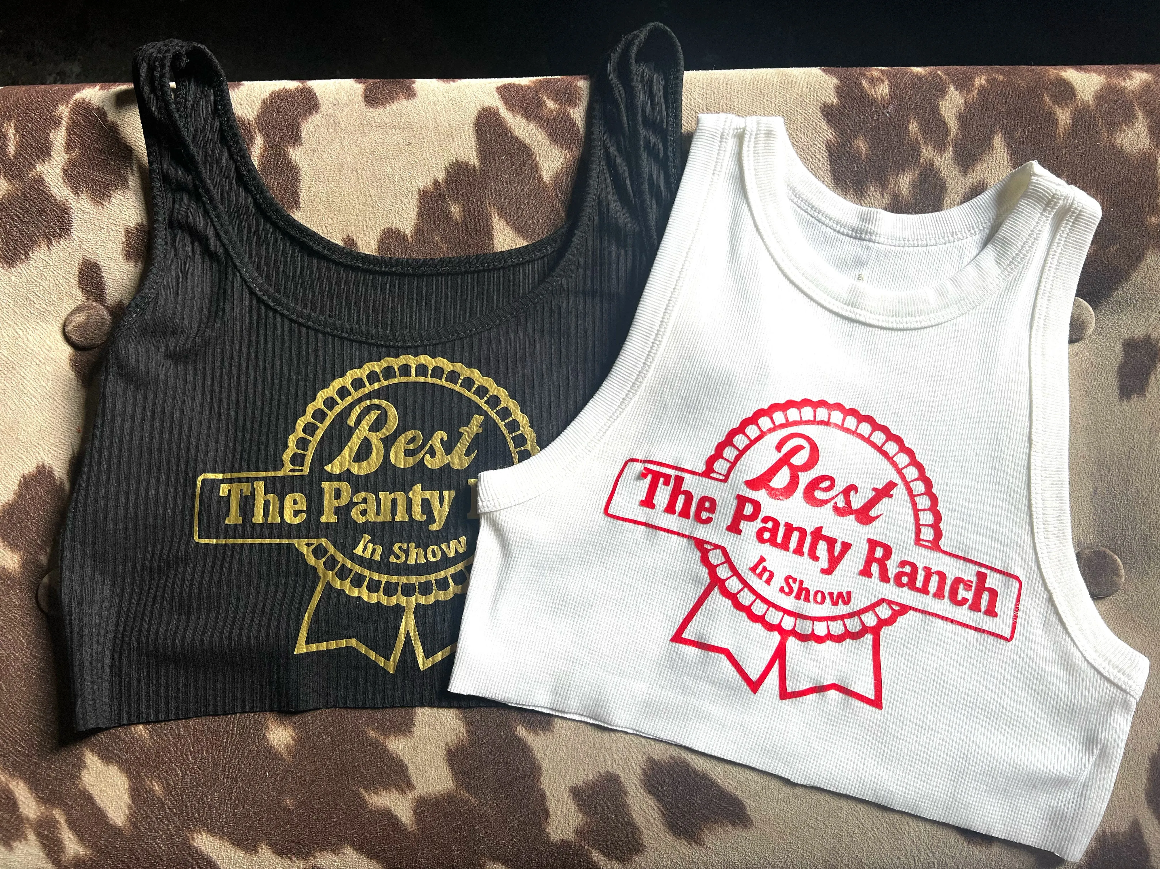 Best in Show Panty Ranch Tank - White