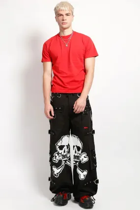 Big Skull Pant Blk/Wht Skull