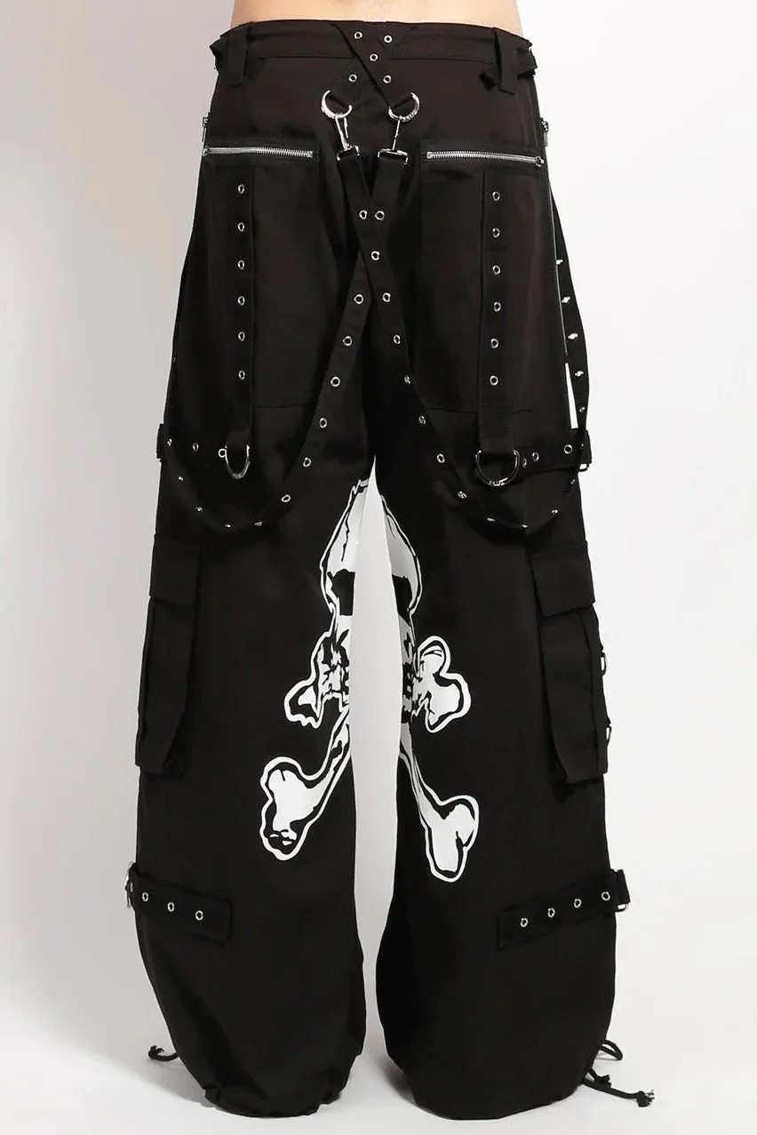 Big Skull Pant Blk/Wht Skull