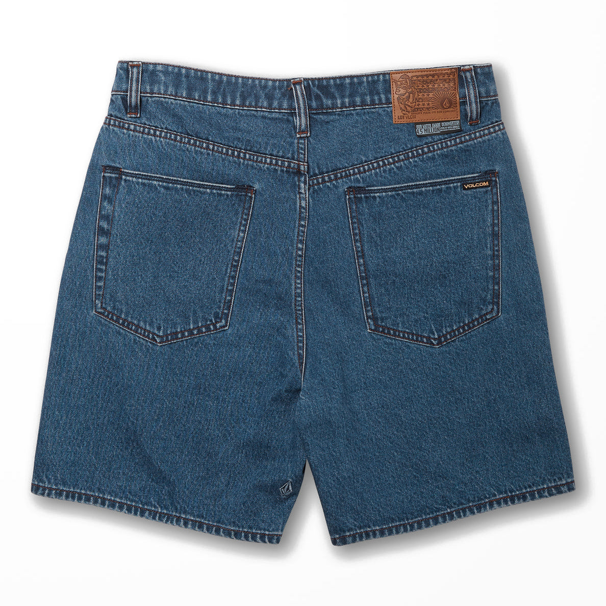 BILLOW DENIM SHORT INDIGO RIDGE WASH