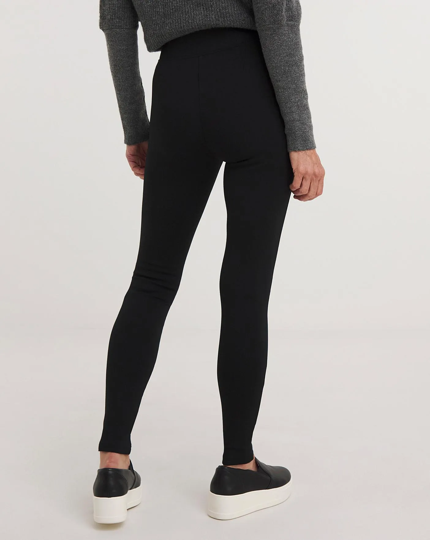 Black Military Ponte Leggings