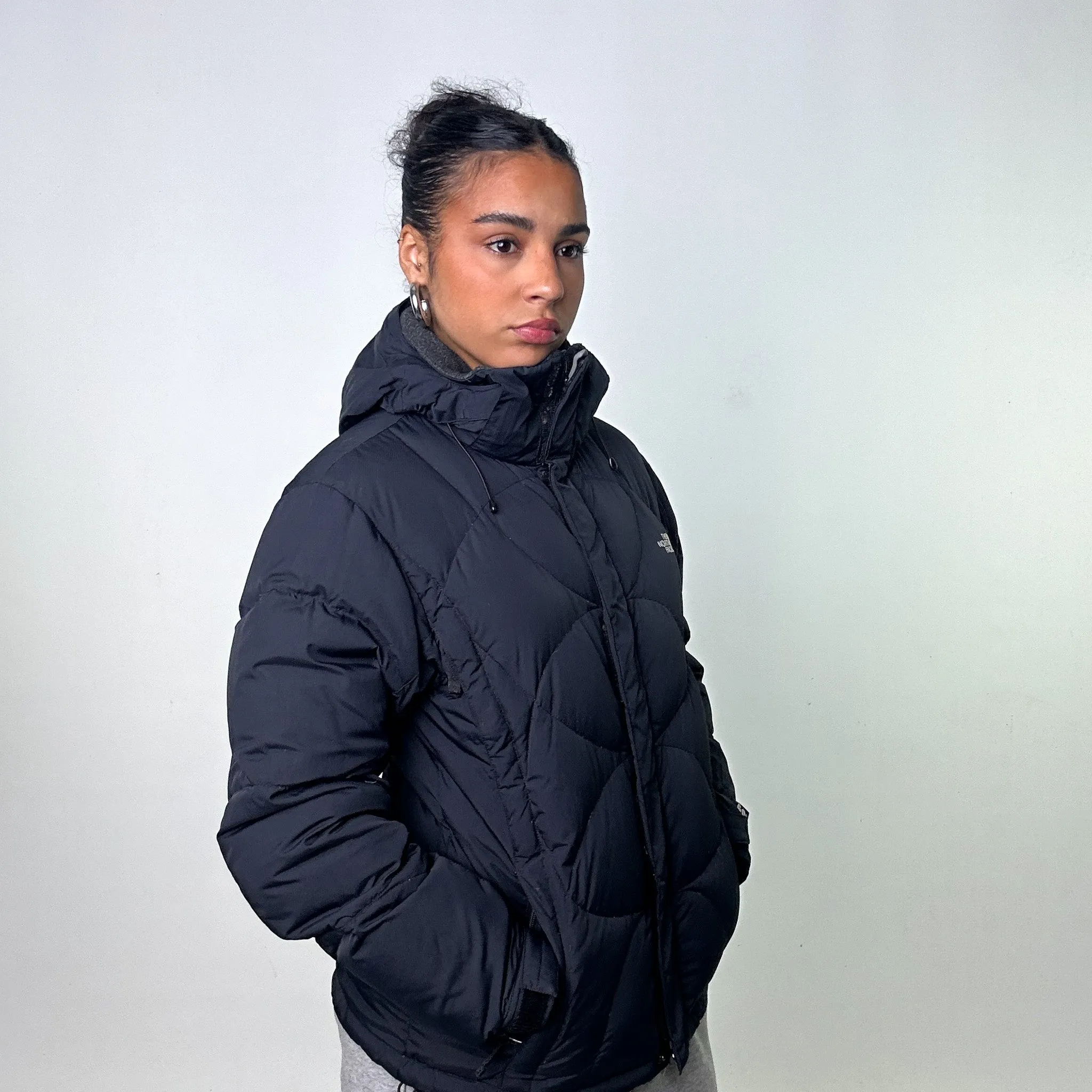 Black The North Face 600 Puffer Jacket Coat (M)