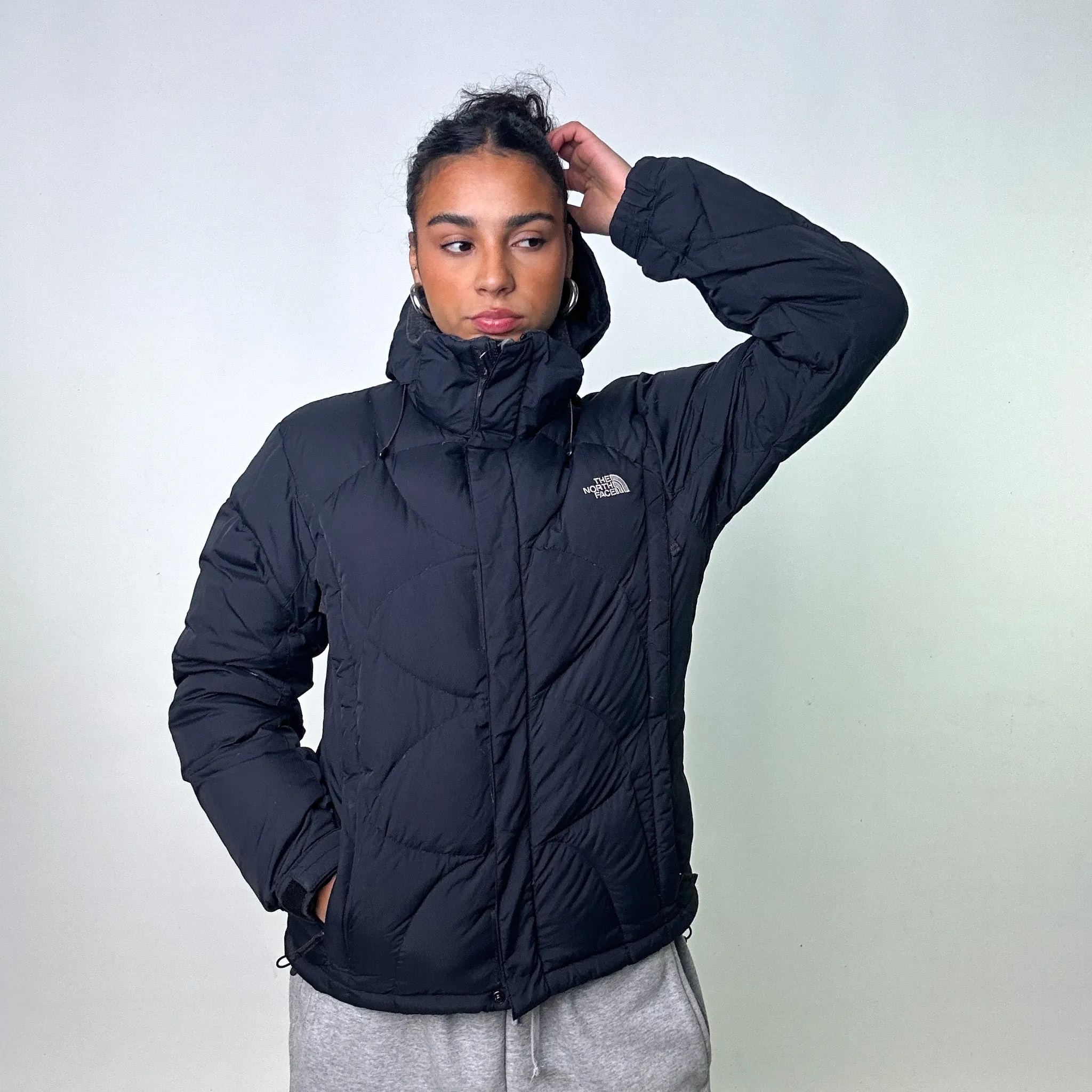 Black The North Face 600 Puffer Jacket Coat (M)