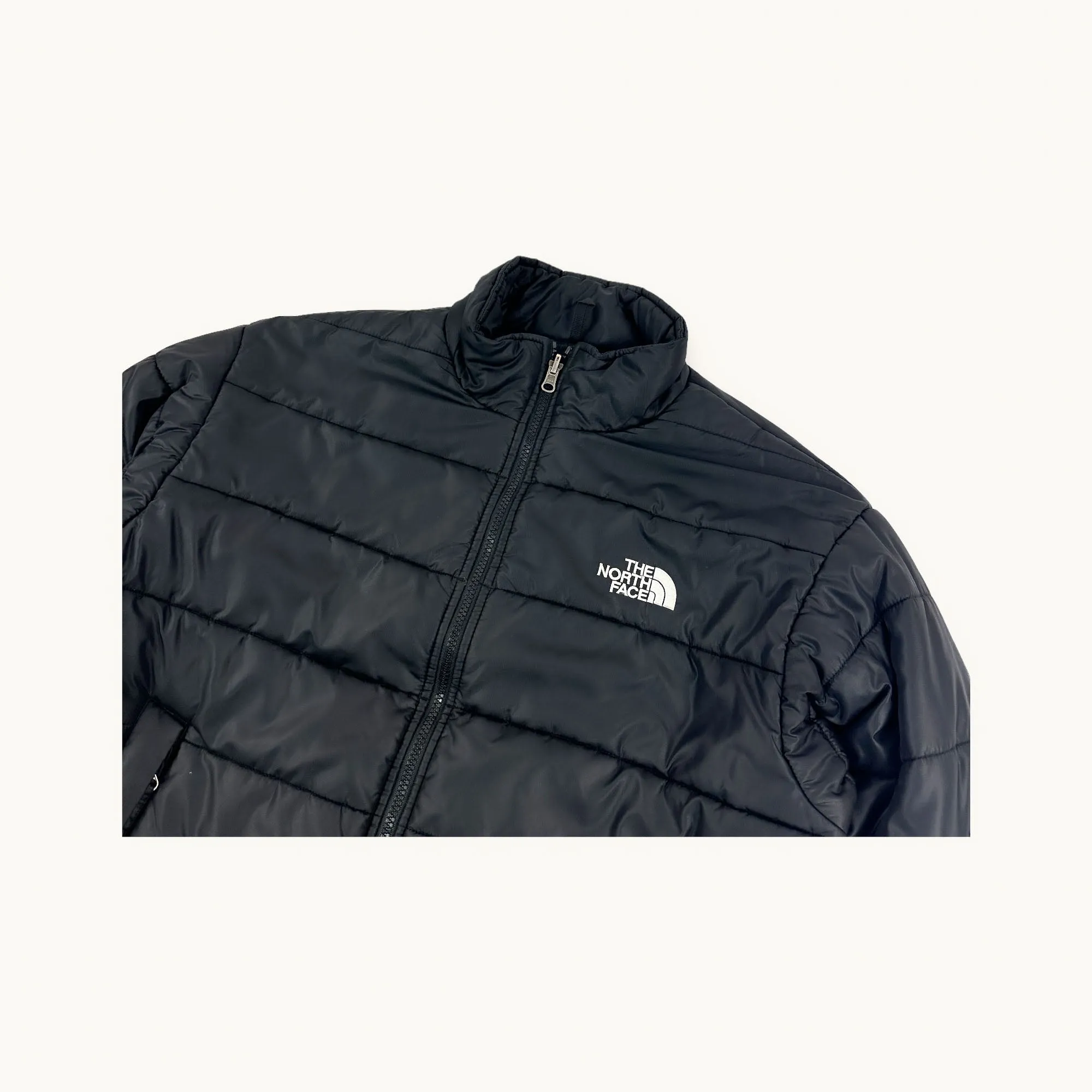 Black The North Face Sample Puffer Jacket Coat (M)