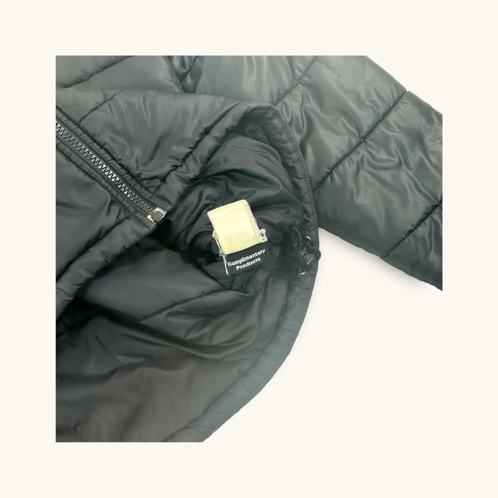 Black The North Face Sample Puffer Jacket Coat (M)