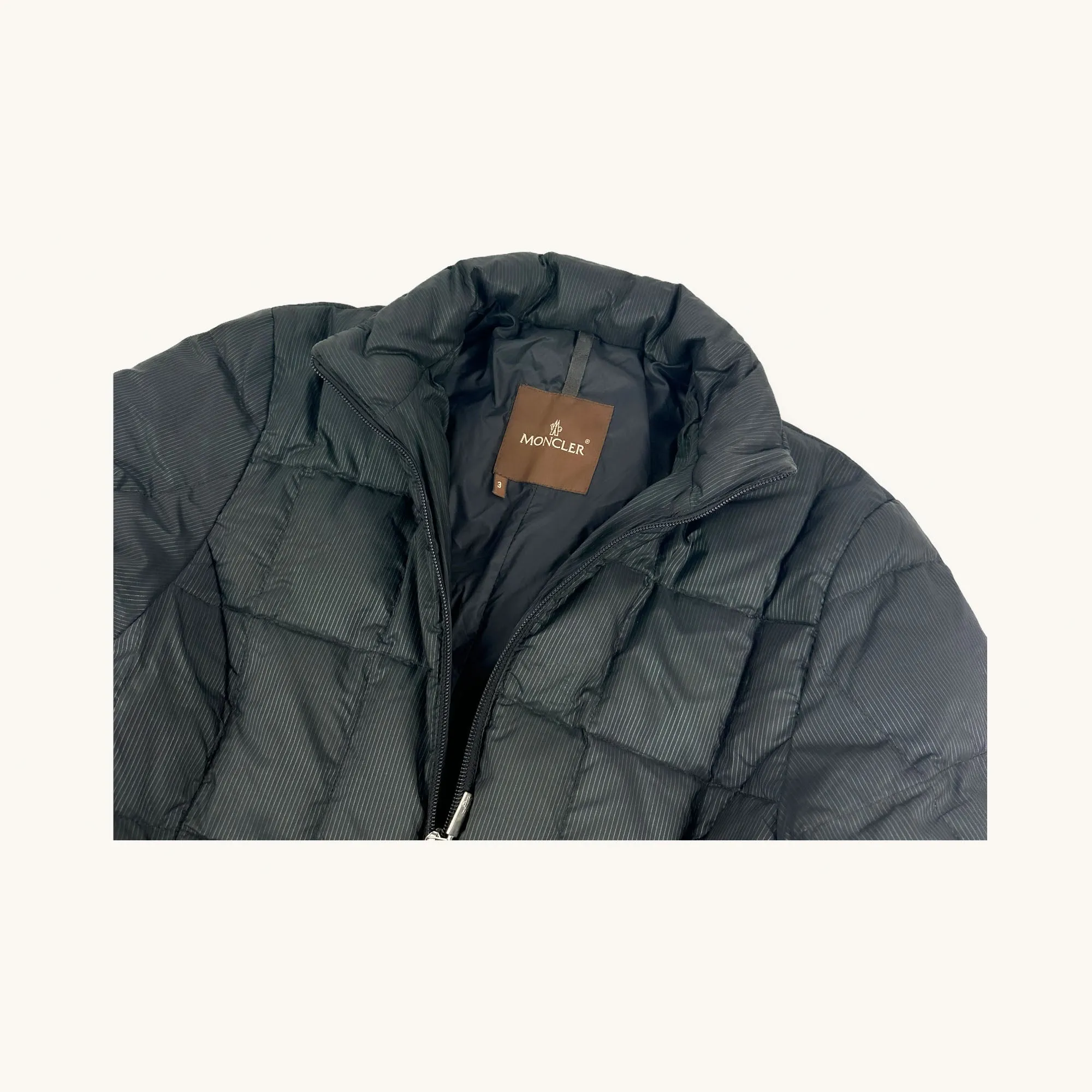 Black y2ks Moncler Puffer Jacket Coat (L)