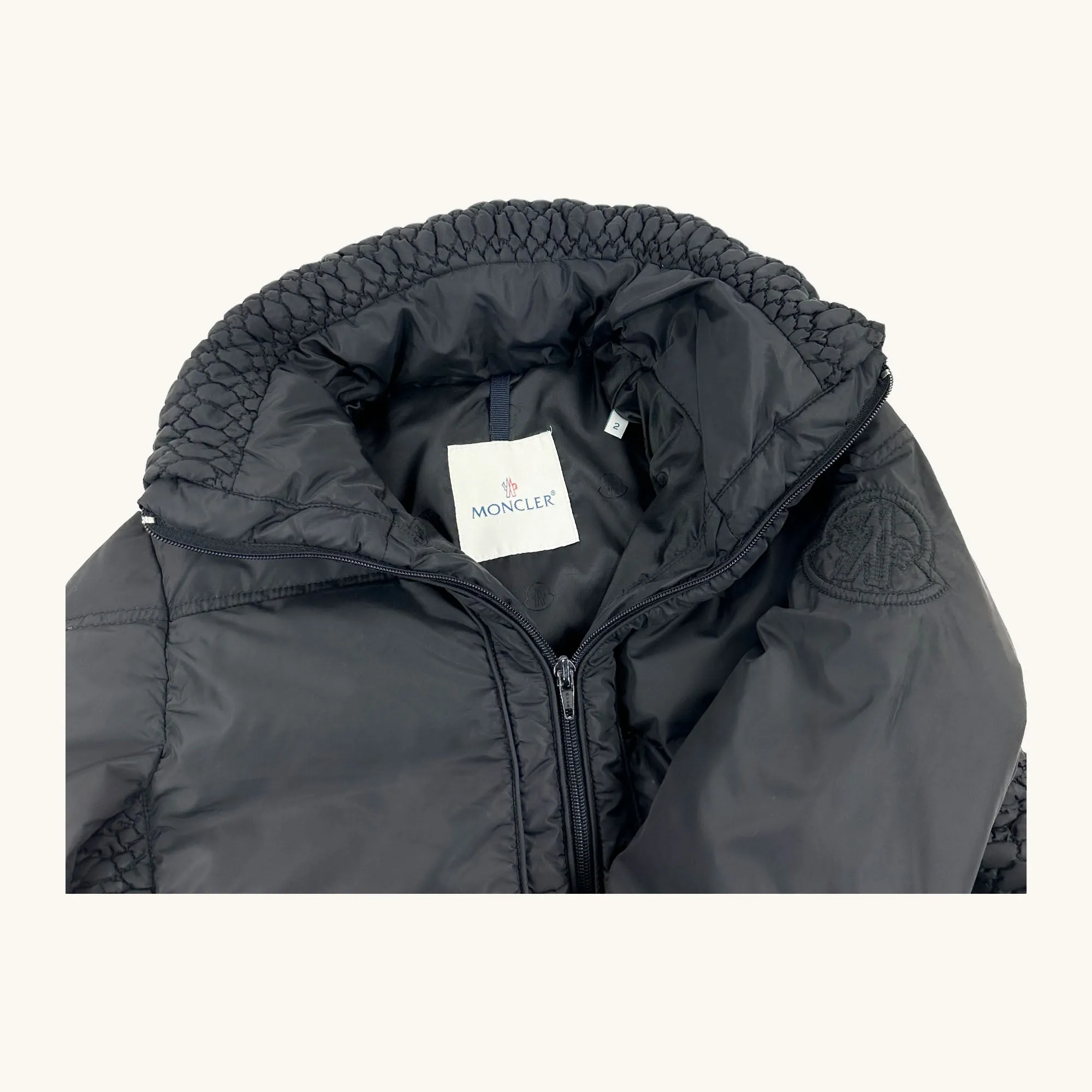 Black y2ks Moncler Puffer Jacket Coat (M)