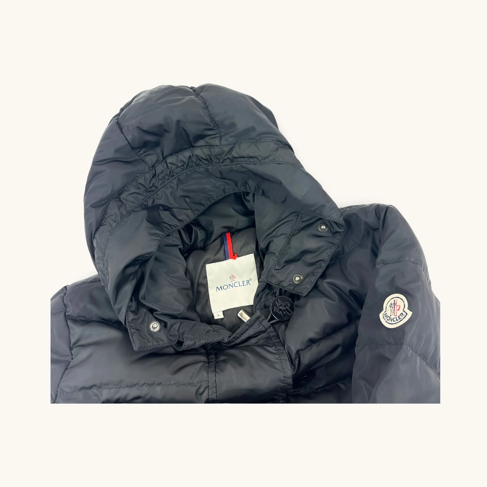 Black y2ks Moncler Puffer Jacket Coat (XL)