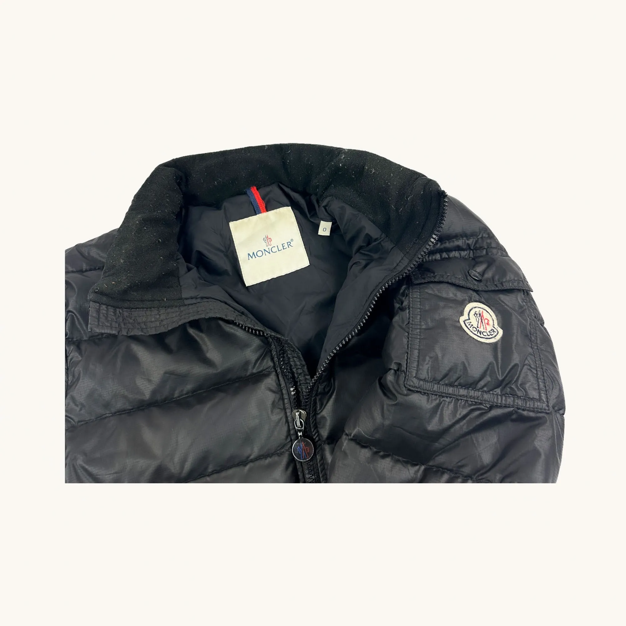 Black y2ks Moncler Puffer Jacket Coat (XS)