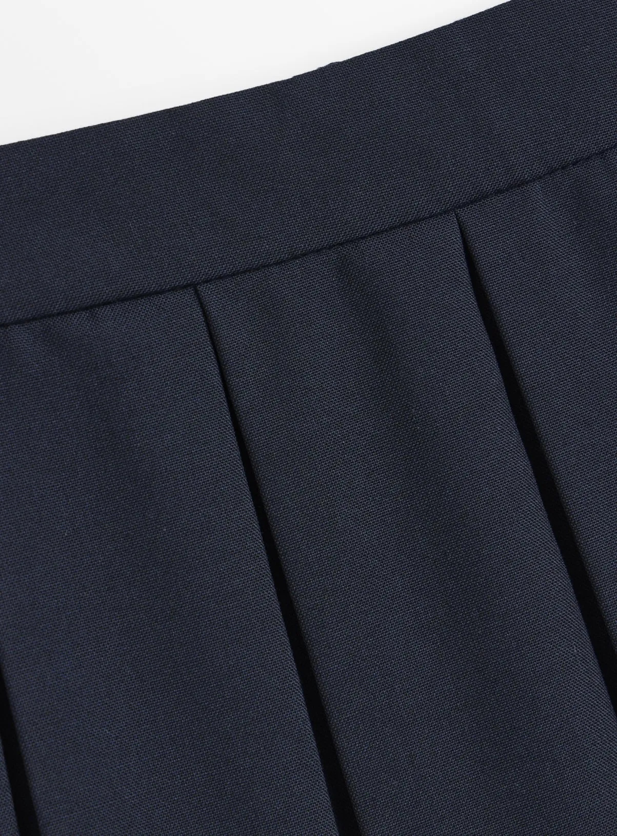 Buy Navy Permanent Pleat Skirts 4 Pack 11 years | Skirts and shorts | Tu