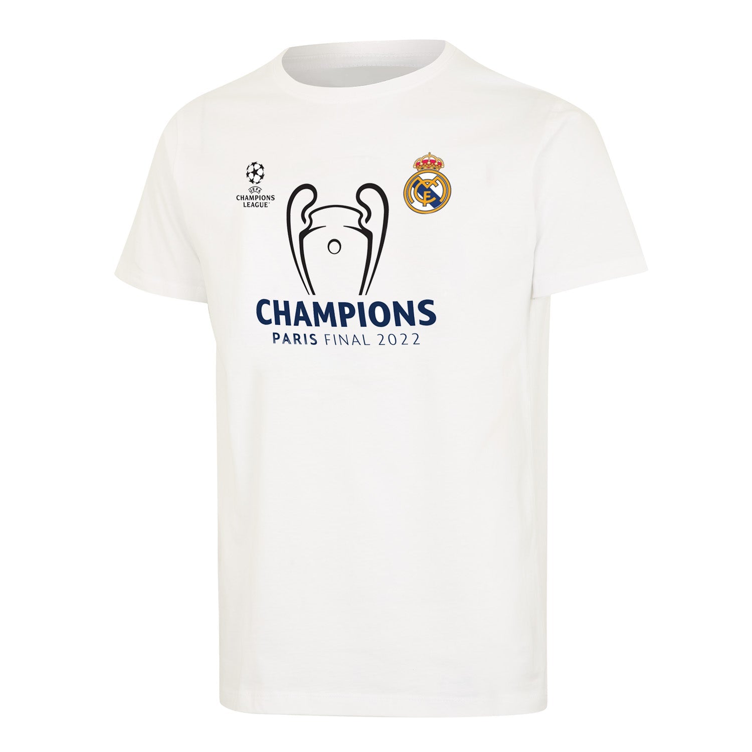 Camiseta Hombre Campeones UCL 2022 Blanca