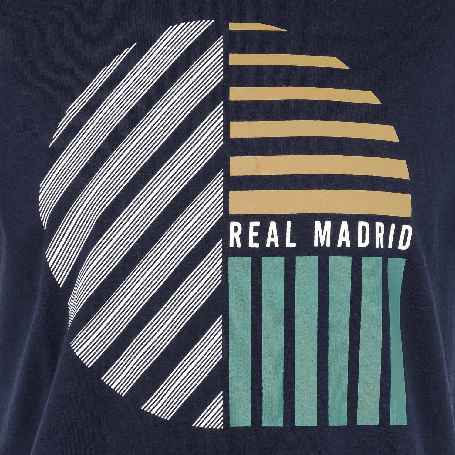 Camiseta Hombre Círculo Azul Marino Real Madrid