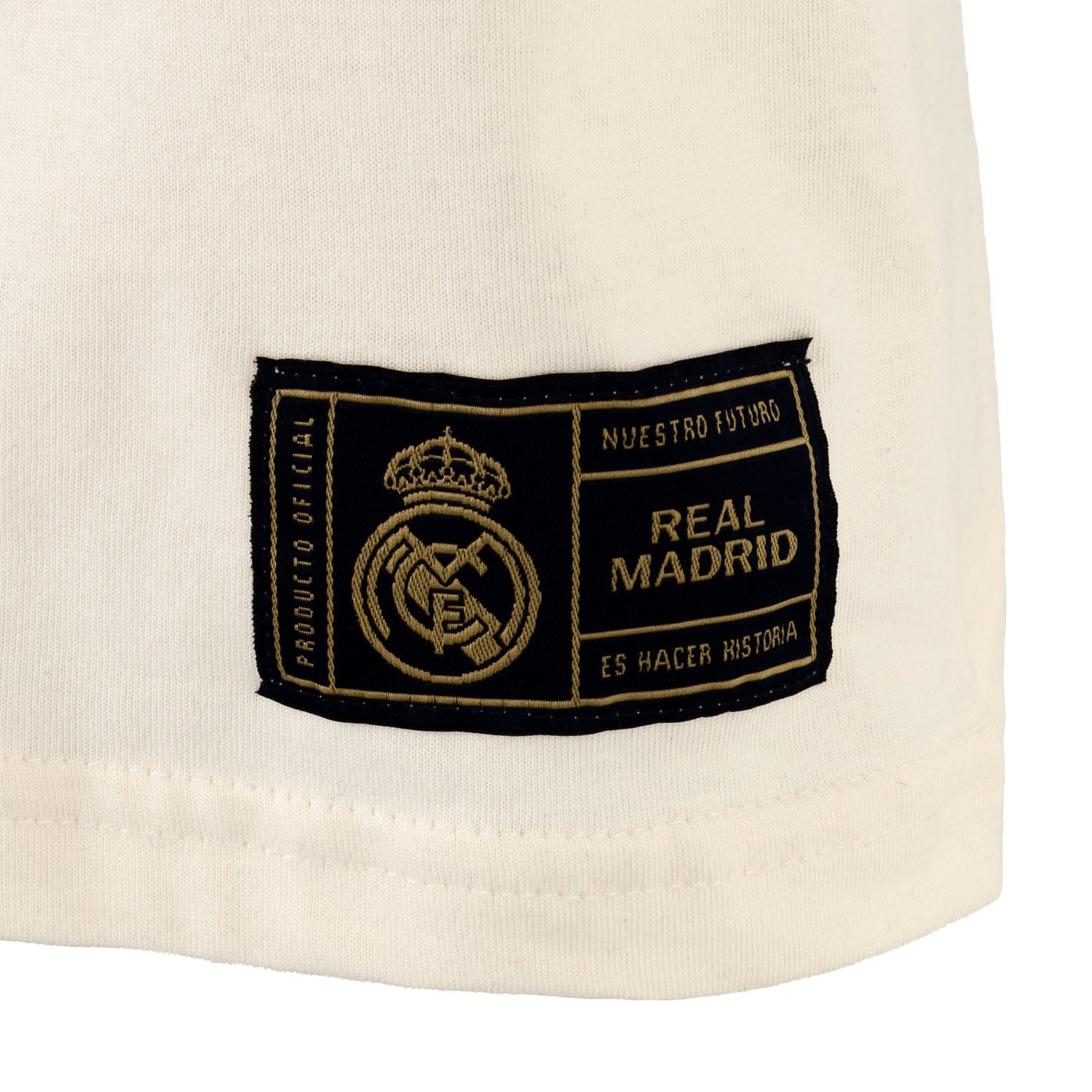 Camiseta Hombre Escudo Blanco Roto