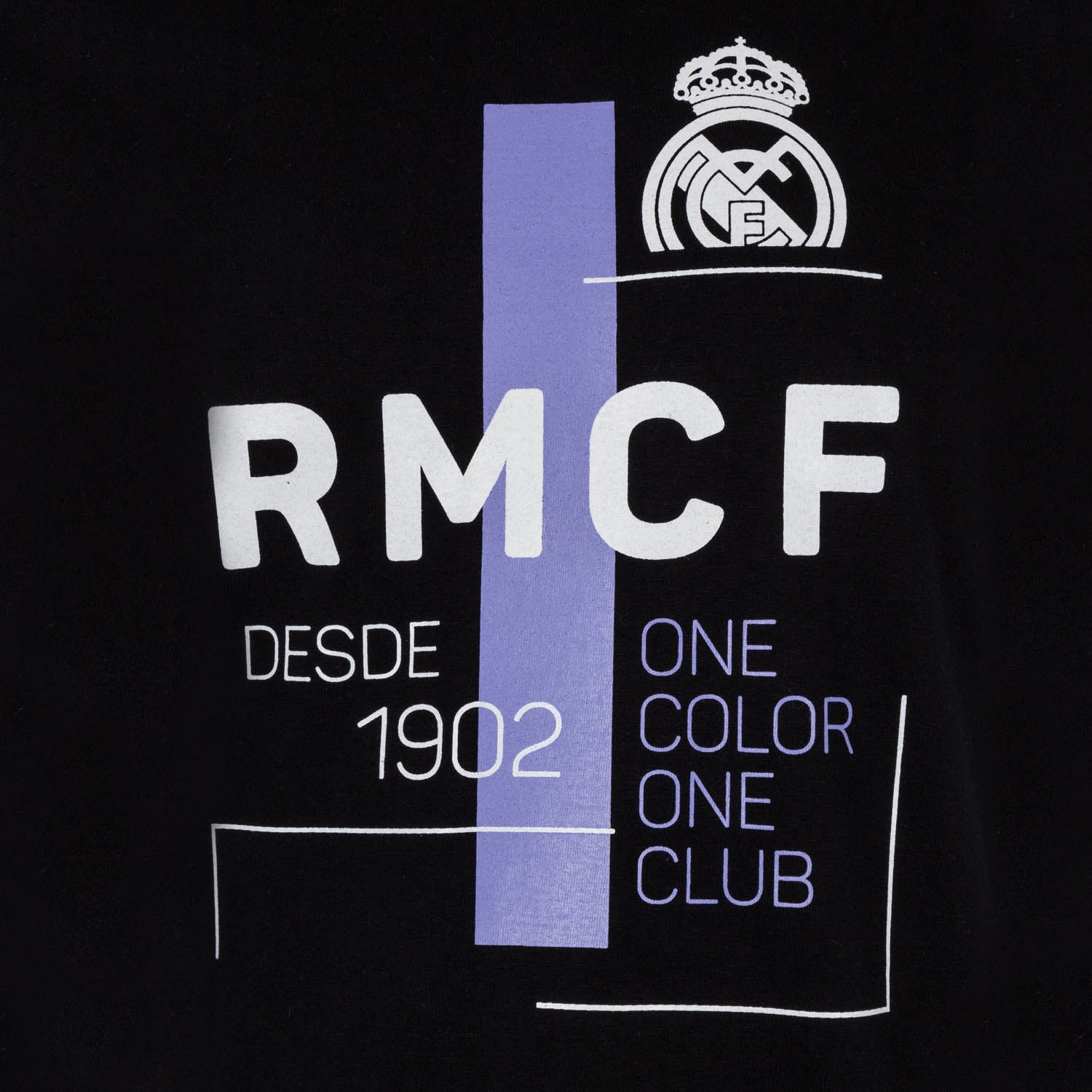 Camiseta Hombre RMCF Negra/Morada