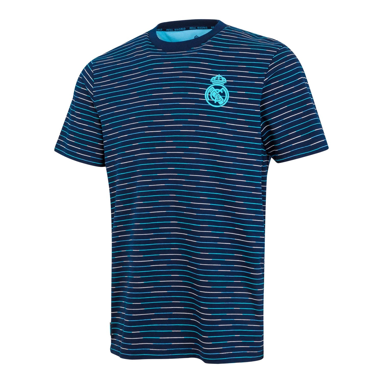 Camiseta Madrid Sky Rayas Hombre Azul