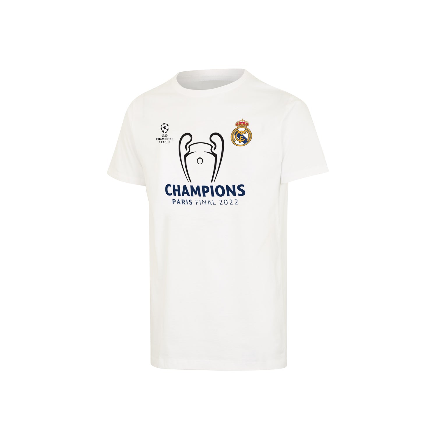 Camiseta Niños Campeones UCL 2022 Blanca