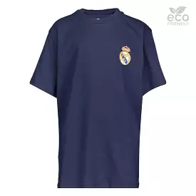 Camiseta Niños ECO Essentials Real Madrid Escudo Color Azul