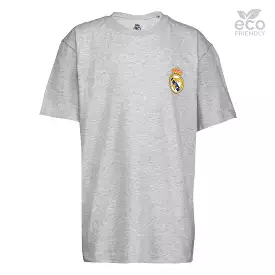 Camiseta Niños ECO Essentials Real Madrid Escudo Color Gris