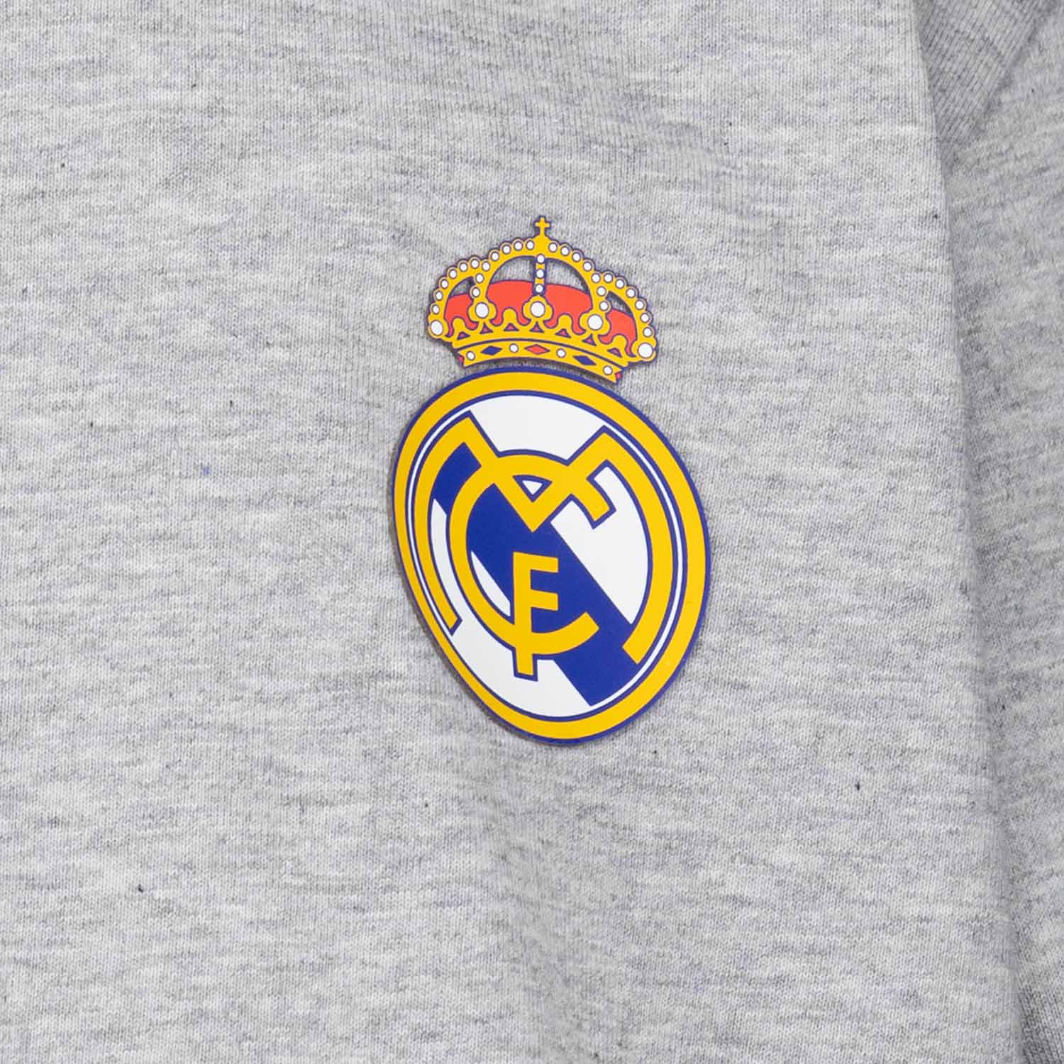 Camiseta Niños ECO Essentials Real Madrid Escudo Color Gris