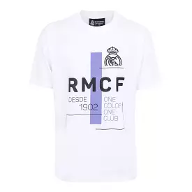 Camiseta Niños RMCF Blanca/Morada