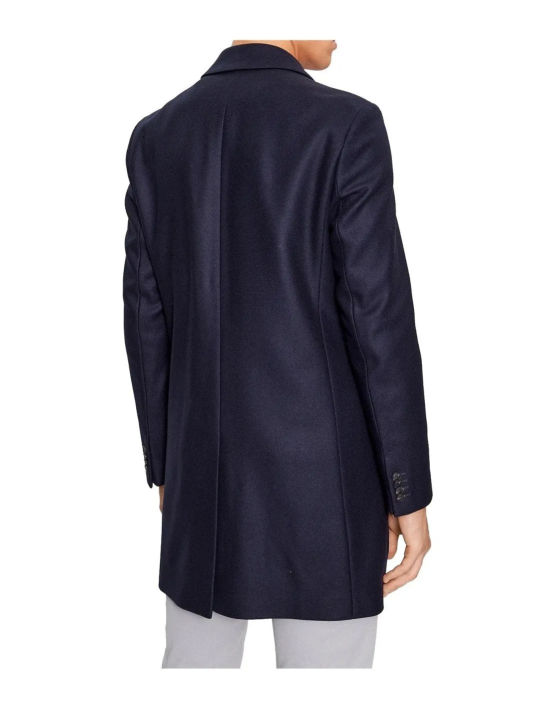 Cappotto Hugo Boss uomo 50495214405 blu