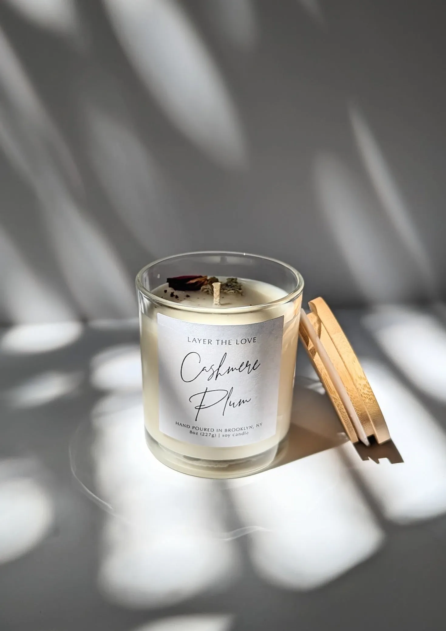 Cashmere Plum Soy Candle