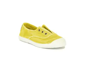 CIENTA TOILE  élastique 70777 Jaune Sunny 194 Toiles Espadrilles