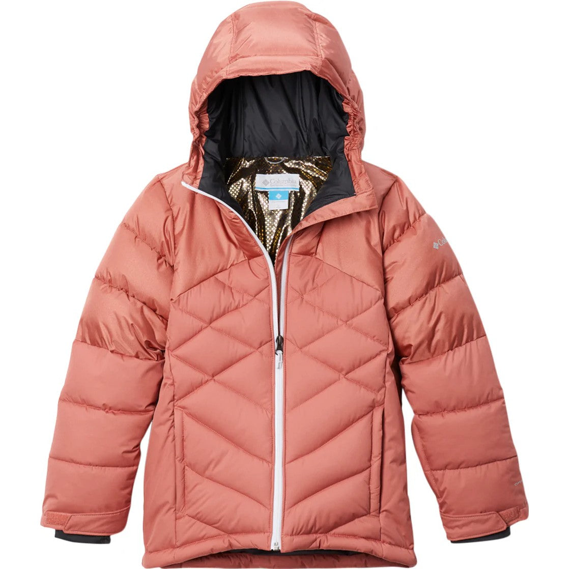 Columbia Dark Coral Winter Powder II Quilted Jacket