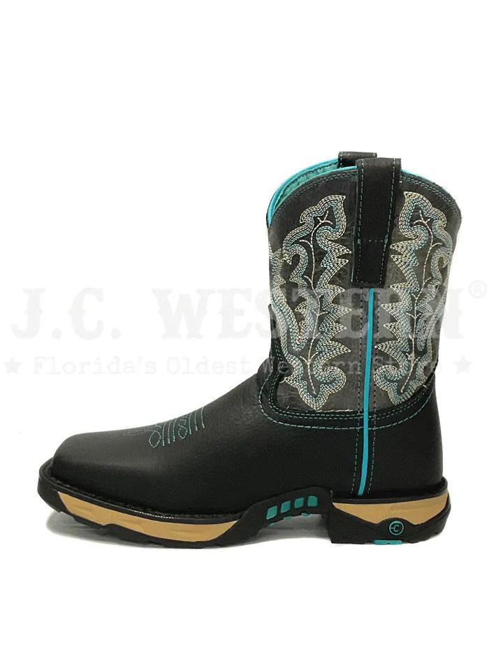 Corral W5000 Ladies Farm & Ranch Square Toe Work Boot Black