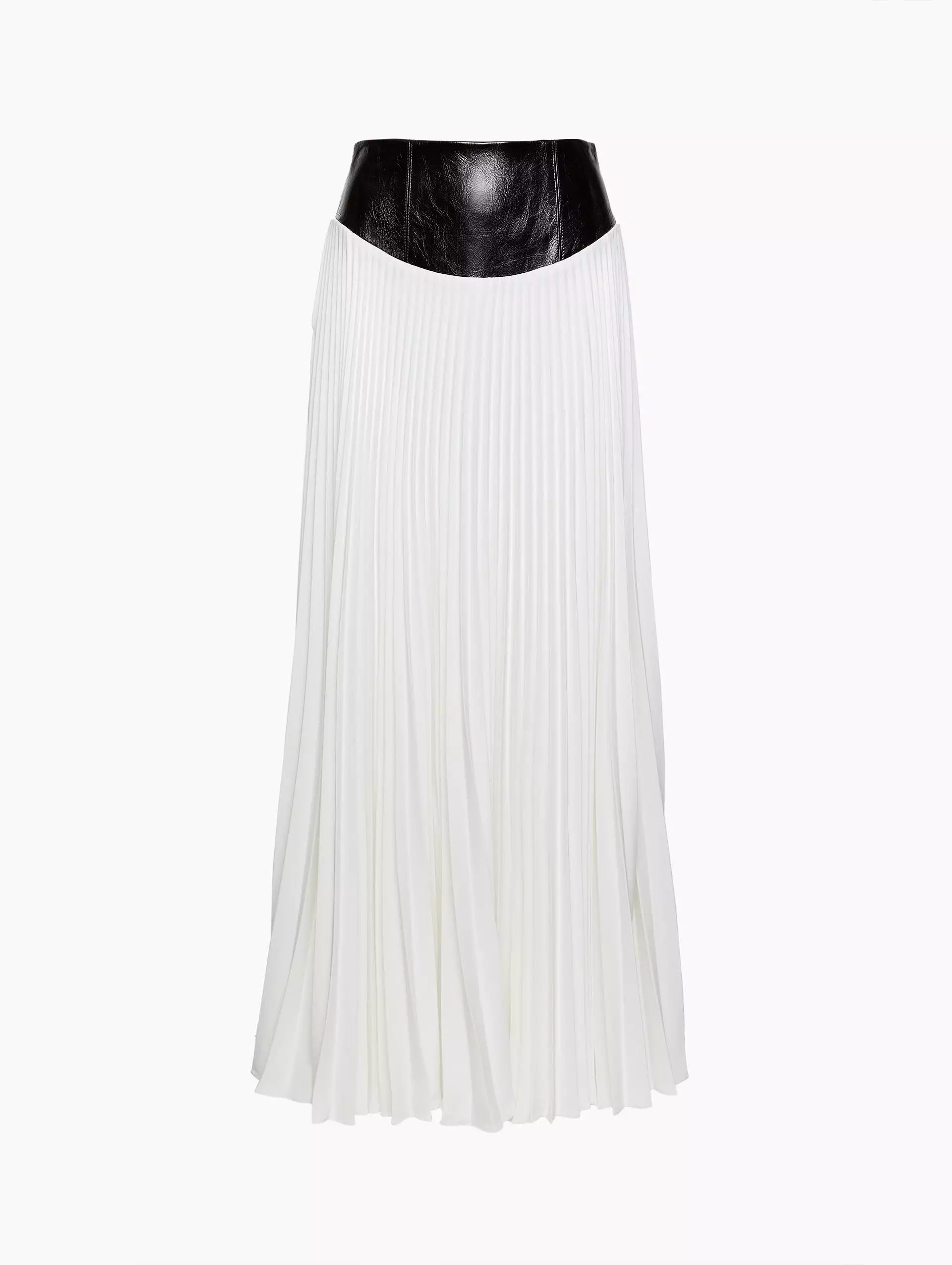 Cotton Pleated Skirt